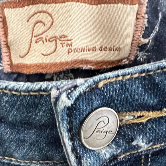 Paige Denim Jean Shorts - Picture 6 of 8